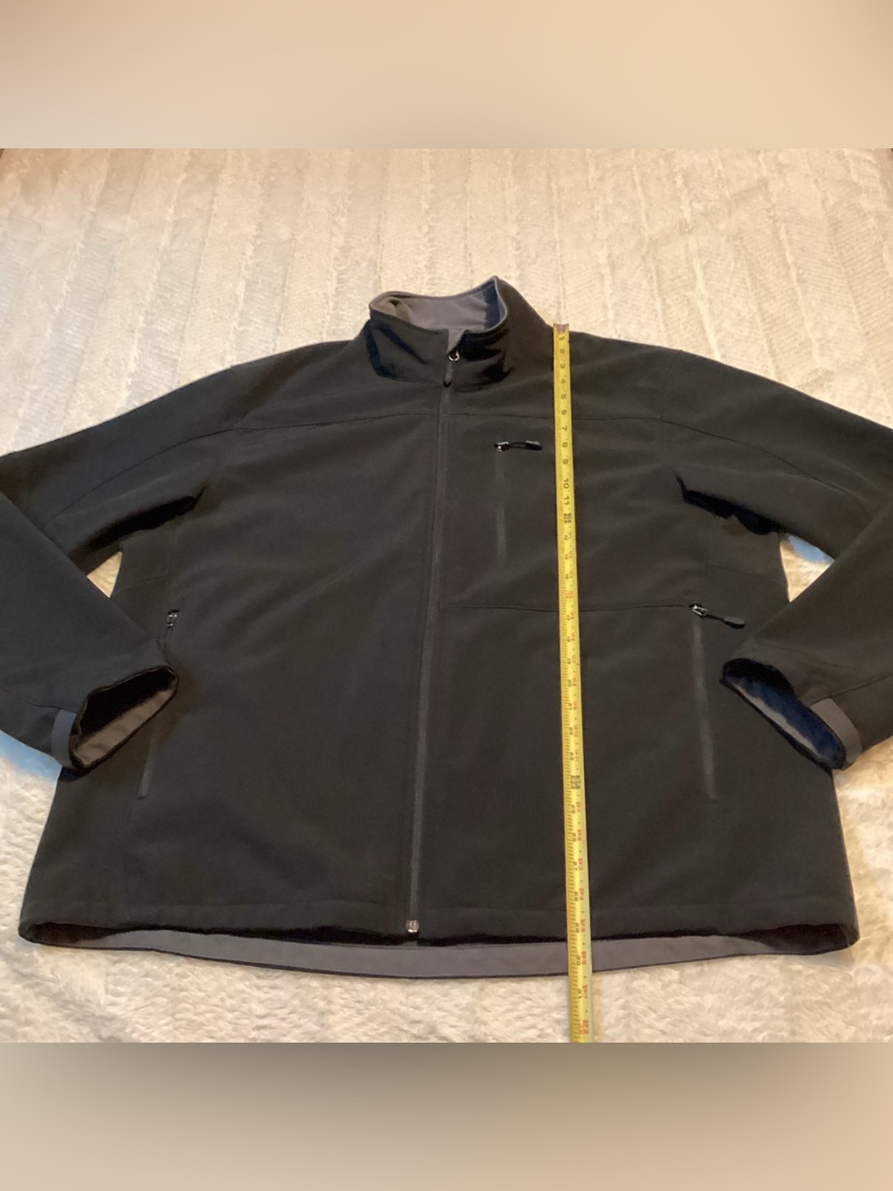 Mens Tahari XXL Black Soft shell Performance Jacket Tahari Mens XXL Jacket